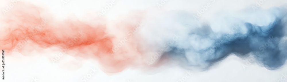 Abstract smoke pattern in red and blue colors against a white background, ideal for creative designs and artistic projects. Abstract smoke pattern in red and blue colors against a white background, ideal for creative designs and artistic projects.