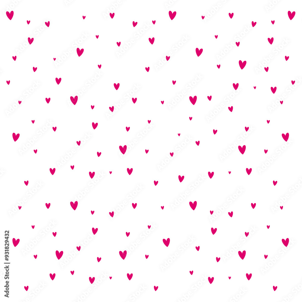 Sprinkle of Heart Pattern background Sprinkle of Heart Pattern background