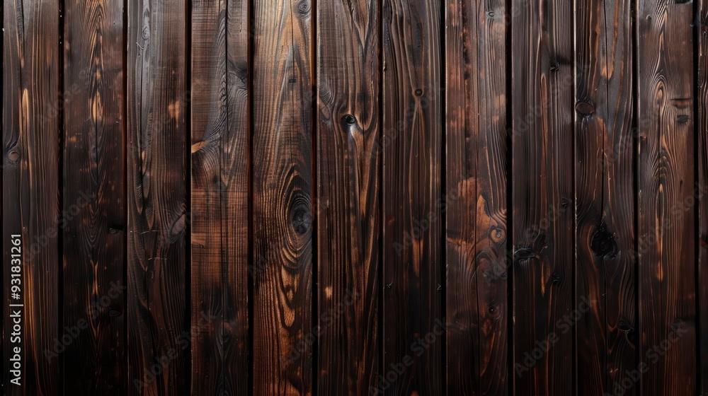 Obraz premium Dark Wooden Planks Background