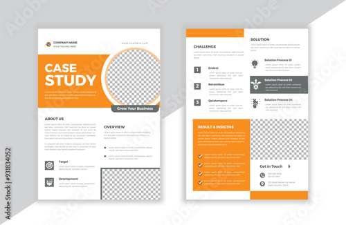 Case Study Business Document Layout