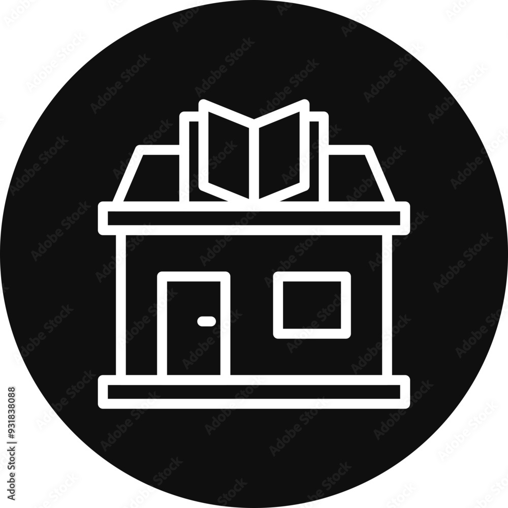 Libaray Vector Icon Design Libaray Vector Icon Design
