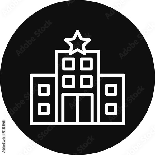 Hotel Vector Icon Design