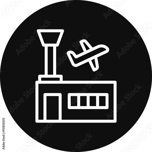 Airport Vector Icon Design