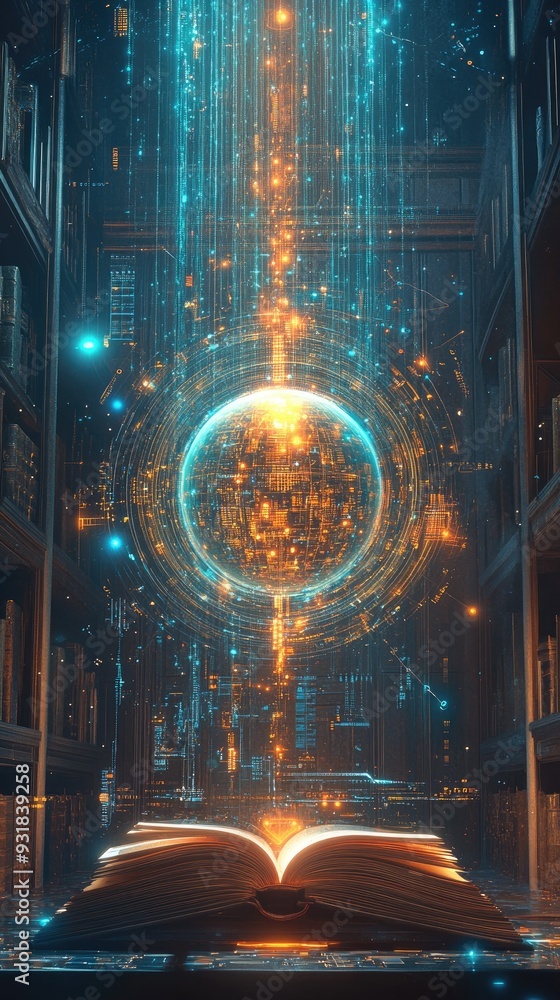 visually striking e-book cover showing the evolution of knowledge from ...