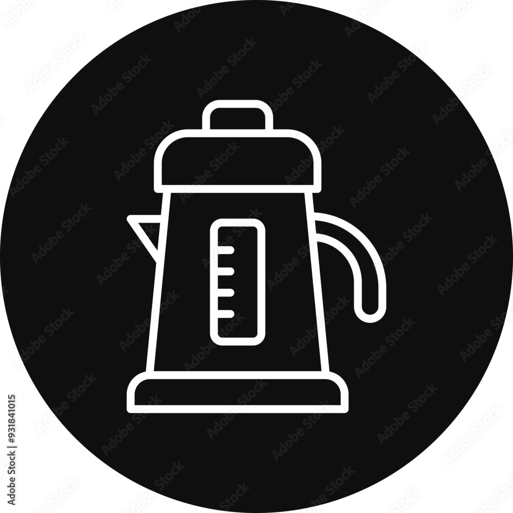 Electric Kettle Vector Icon Design Electric Kettle Vector Icon Design