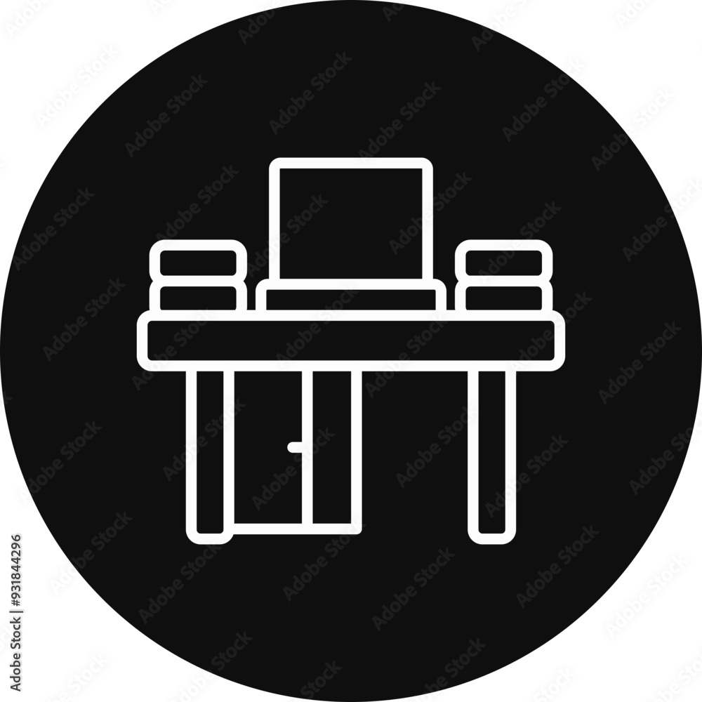 Workplace Vector Icon Design Workplace Vector Icon Design