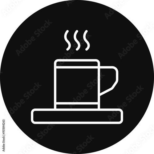 Coffee Cup Vector Icon Design