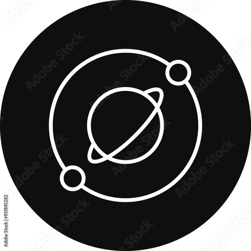 Orbit Vector Icon Design