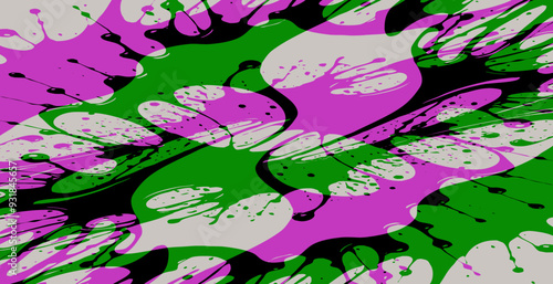 Abstract pattern. Illustration for printing on wall decorations. For use in graphics.