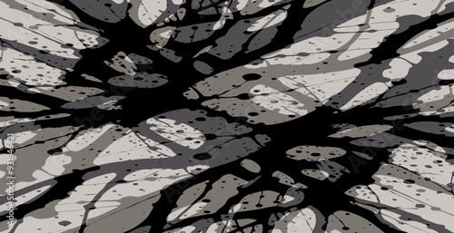 Abstract pattern. Illustration for printing on wall decorations. For use in graphics.