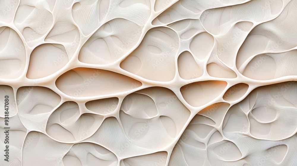 A detailed cross section of a leaf, showing its cellular structure and intricate network of veins A detailed cross section of a leaf, showing its cellular structure and intricate network of veins