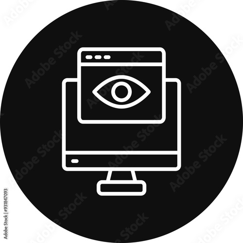 Stalker Vector Icon Design