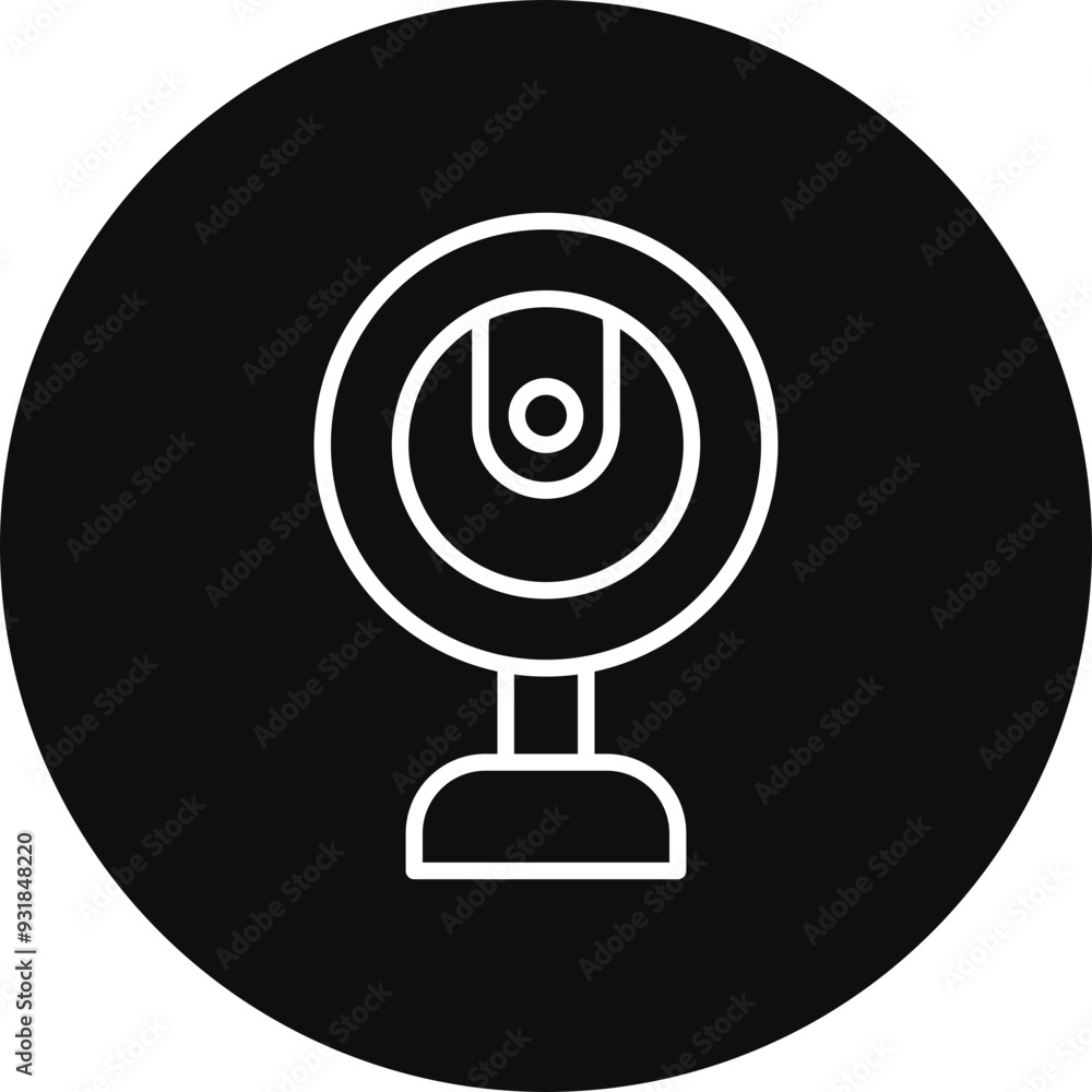 Webcam Vector Icon Design Webcam Vector Icon Design