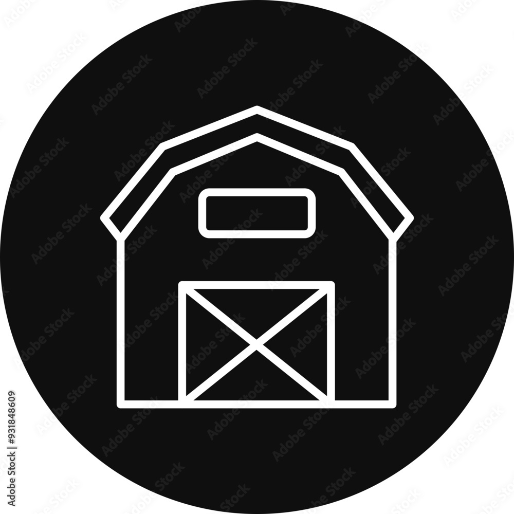 Warehouse Vector Icon Design Warehouse Vector Icon Design