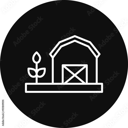 Farm Vector Icon Design