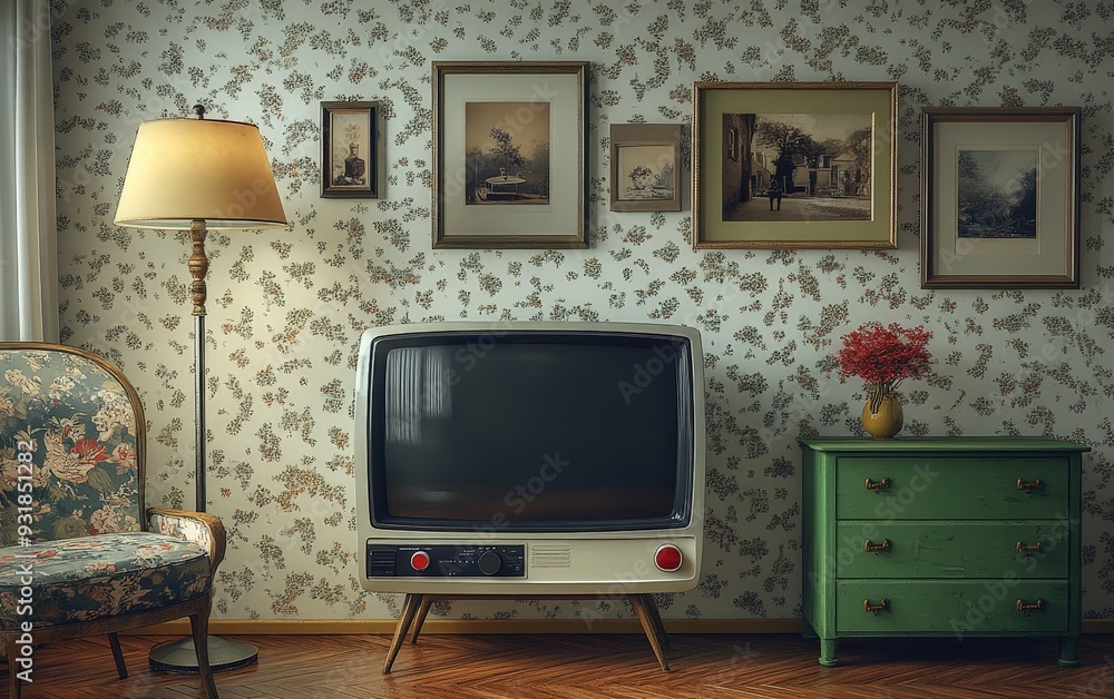 old tv in the room old tv in the room