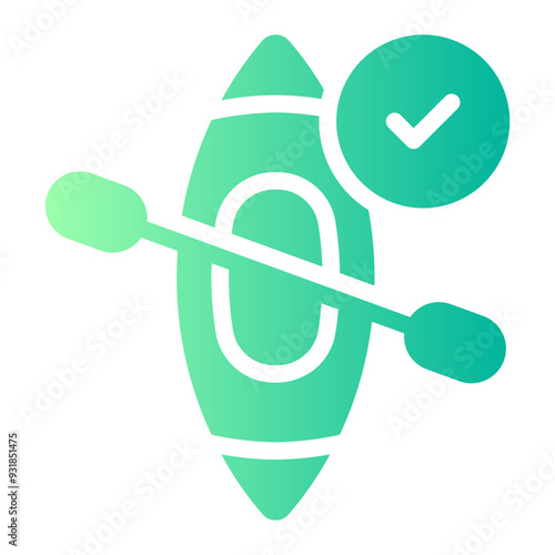 kayak gradient icon