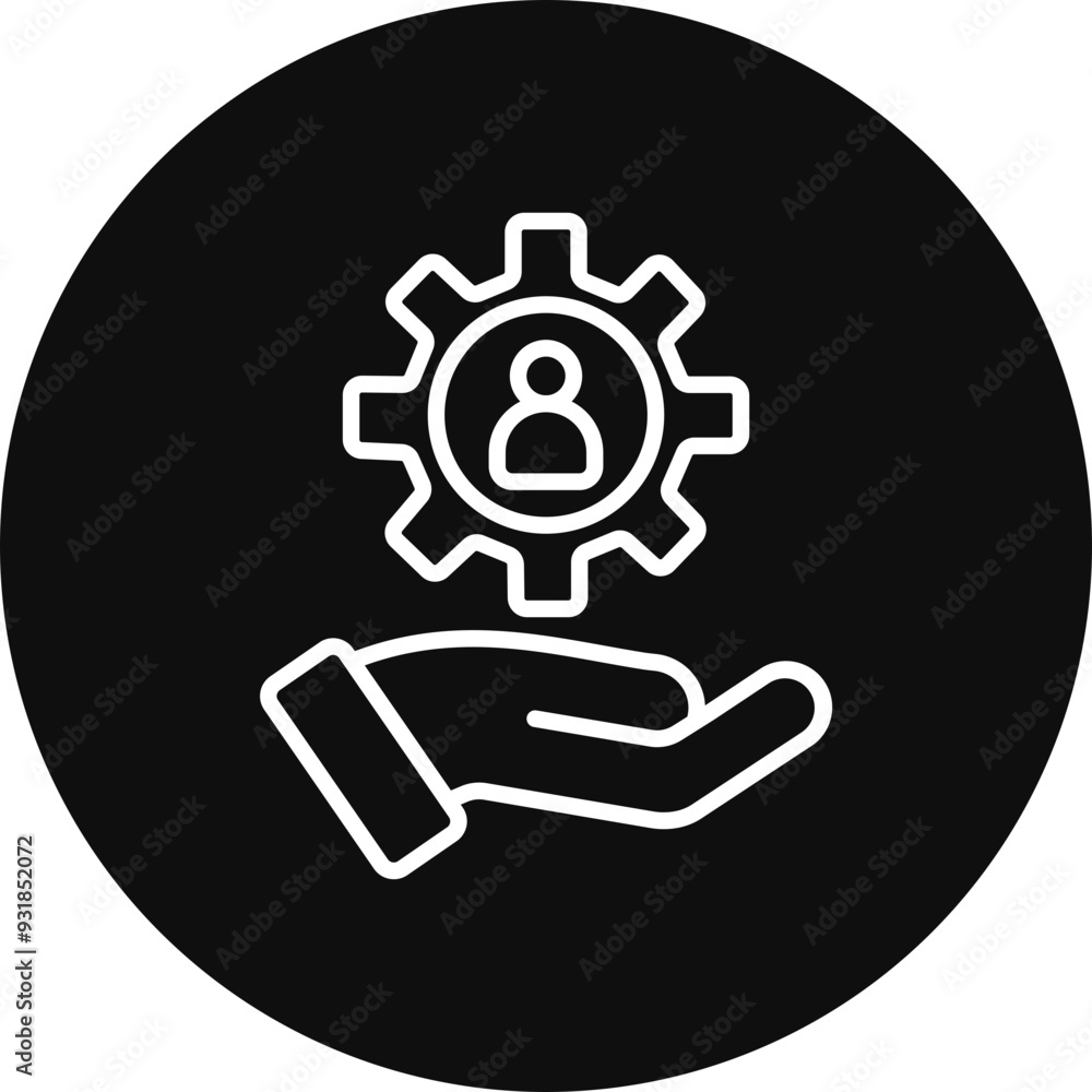 Human Resources Vector Icon Design Human Resources Vector Icon Design