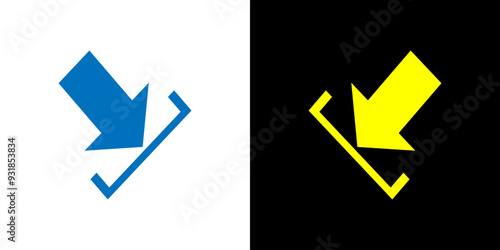 Download icon. Load symbol down arrow symbol.