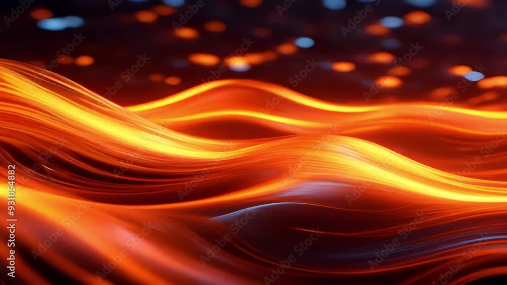 Fire waves abstract background. Fire waves abstract background.