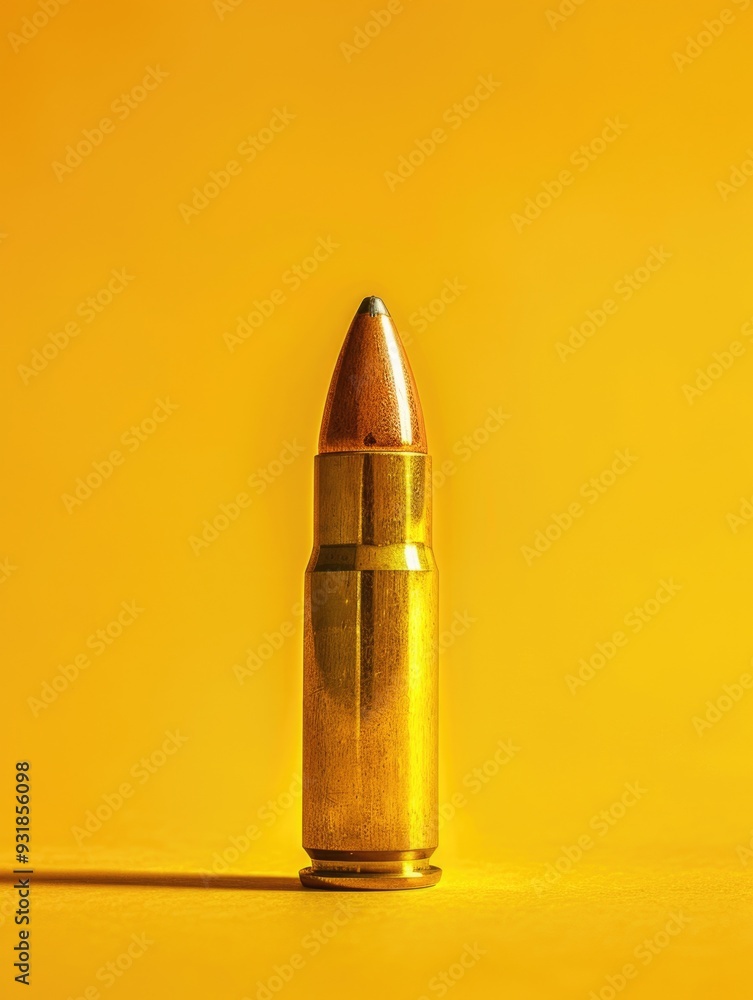 Bullet on Yellow Background Bullet on Yellow Background