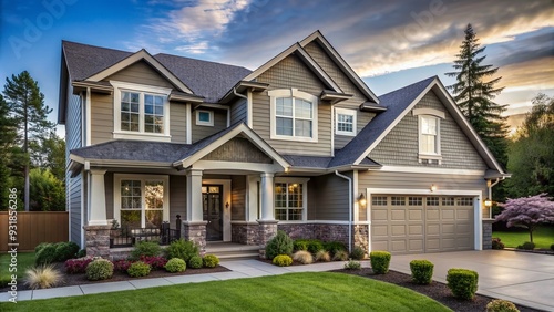 Suburban Bliss for a Growing Family: Spacious, inviting, neutral palette, family-friendly