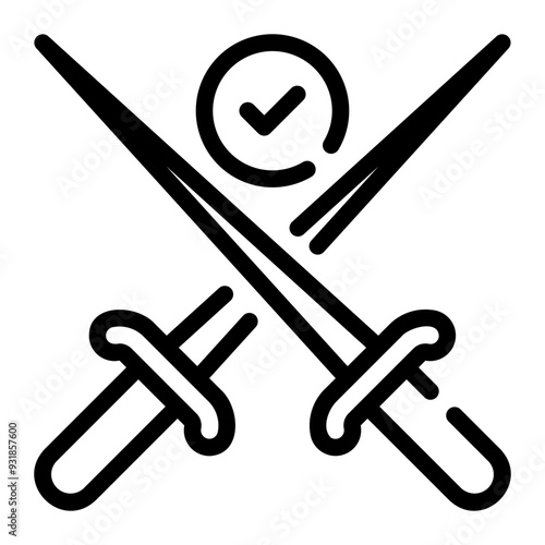 fencing line icon