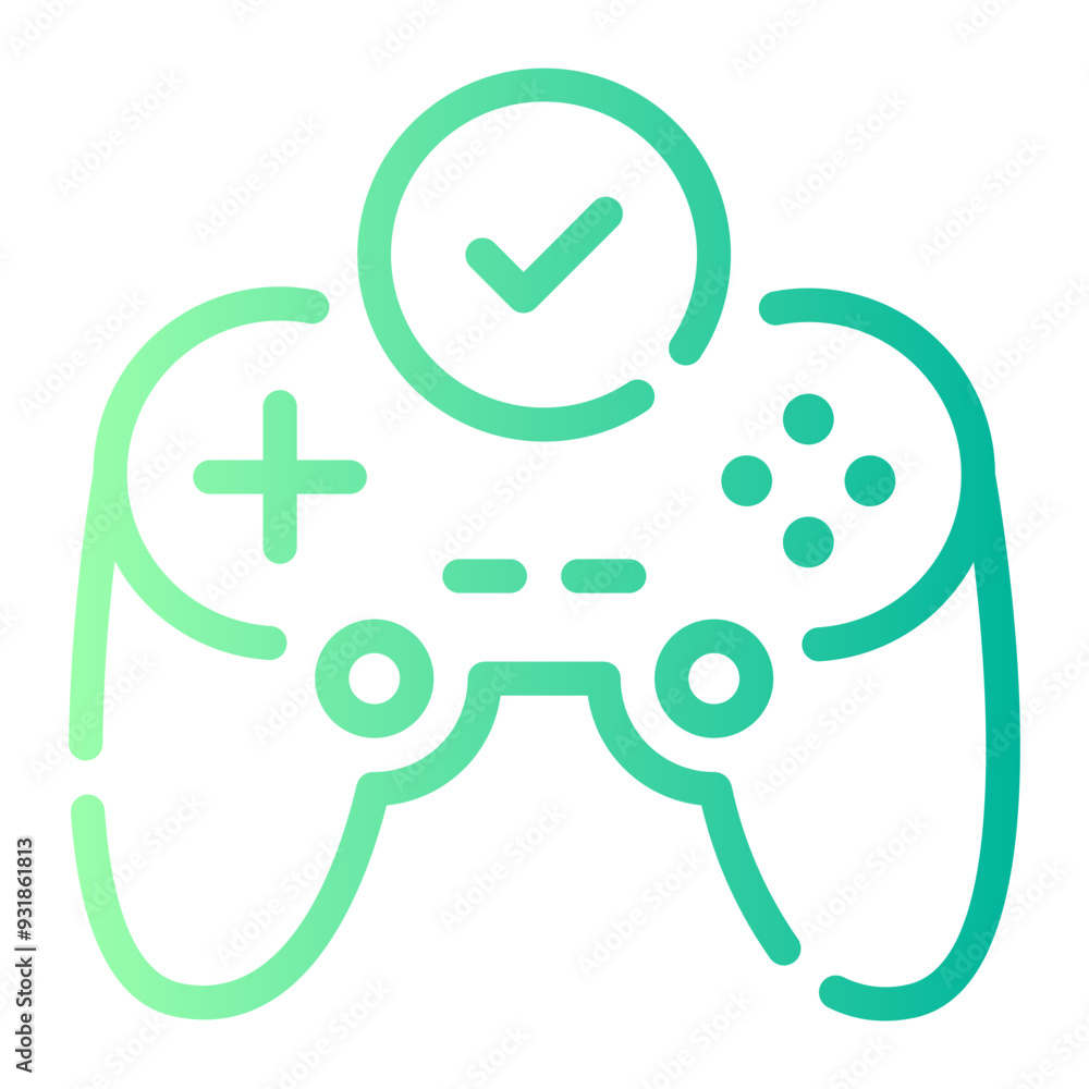 joystick gradient icon joystick gradient icon