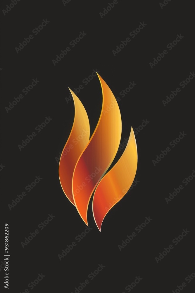 Gold Flame Logo Gold Flame Logo
