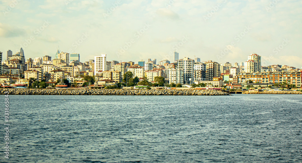 coast view of bostanci town istanbul coast view of bostanci town istanbul