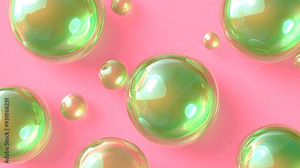 Green Soap Bubbles on Pink Background, Abstract Image, Texture, Pattern, Wallpaper, Cover and Screen of Smartphone, Cell Phone, Computer, Laptop, 9:16 and 16:9 Format Green Soap Bubbles on Pink Background, Abstract Image, Texture, Pattern, Wallpaper, Cover and Screen of Smartphone, Cell Phone, Computer, Laptop, 9:16 and 16:9 Format