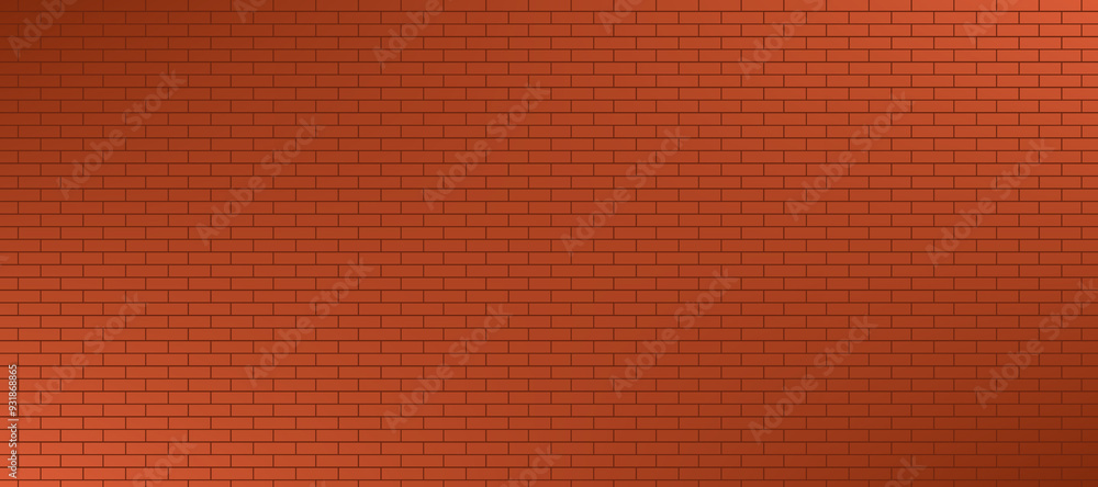 Fototapeta premium Abstract brick textured vector background 