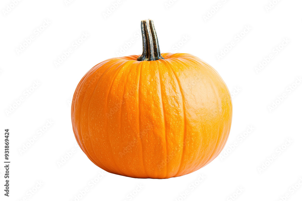 Ein orangener Kürbis, transparenter Hintergrund Ein orangener Kürbis, transparenter Hintergrund