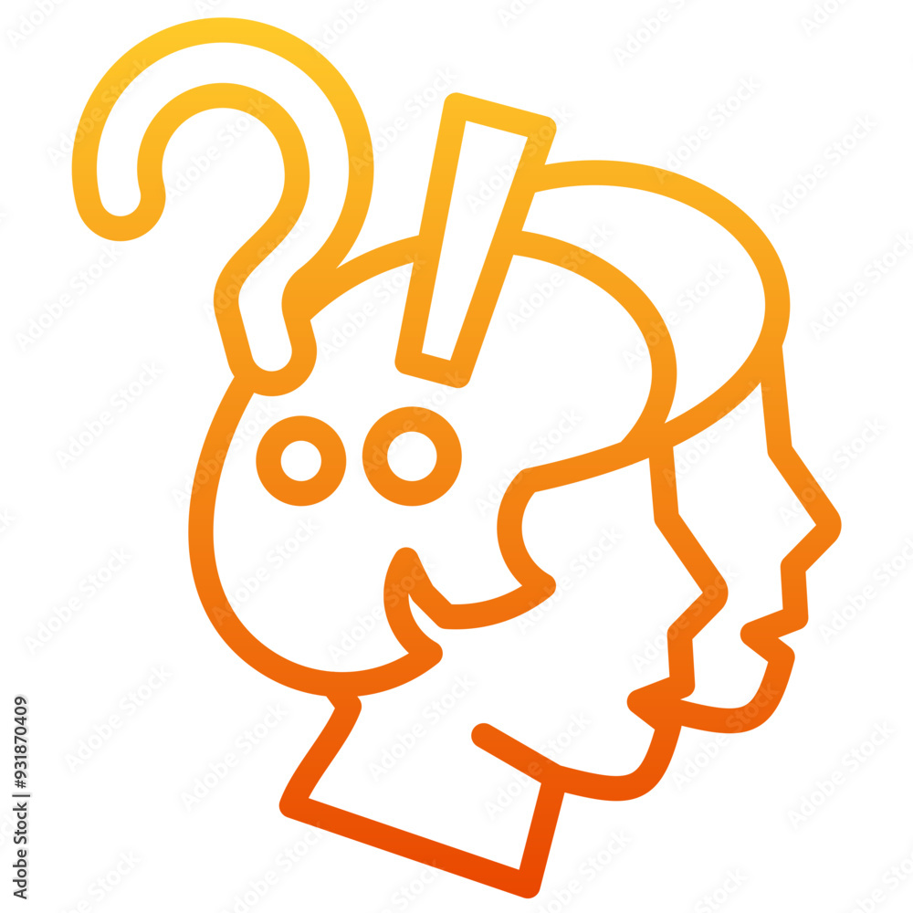 Dissociative Identity Disorder Icon Dissociative Identity Disorder Icon