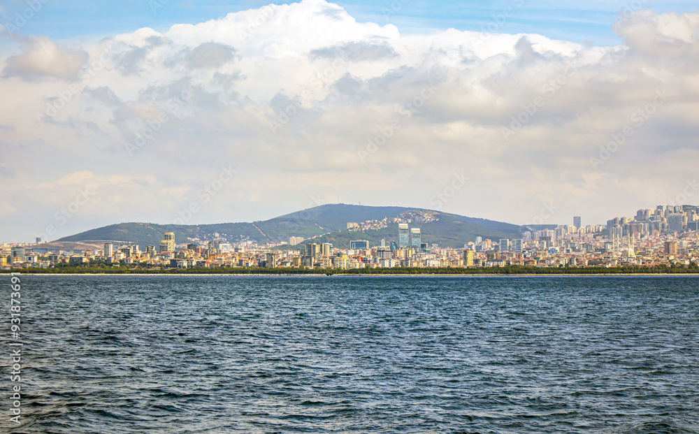 Fototapeta premium panorama of the maltepe istanbul city