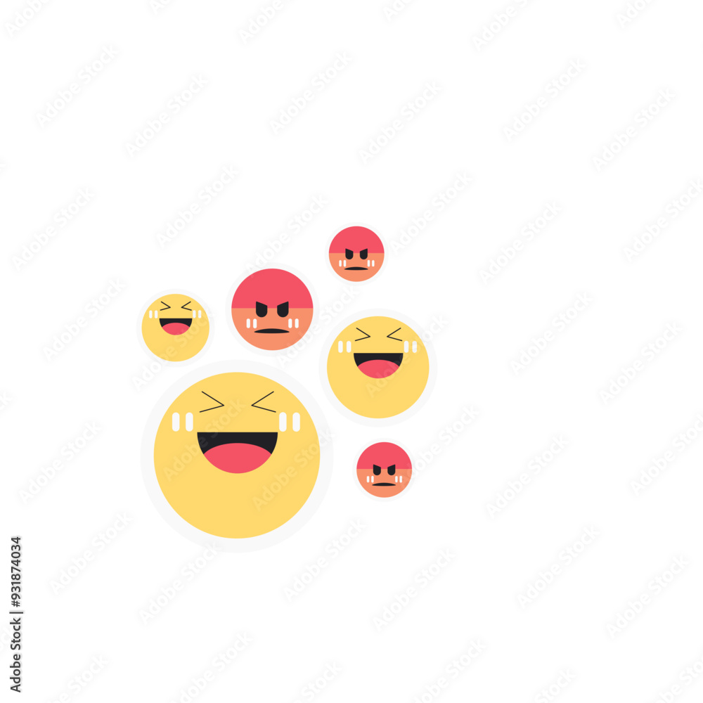 Fototapeta premium Social Media Reaction 