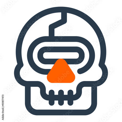 Robotic Skull Cyber Warrior