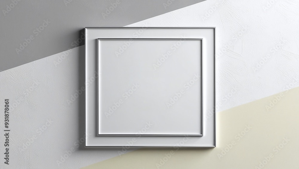 A modern, sleek, and minimalist mockup wall design with ample space for text A modern, sleek, and minimalist mockup wall design with ample space for text