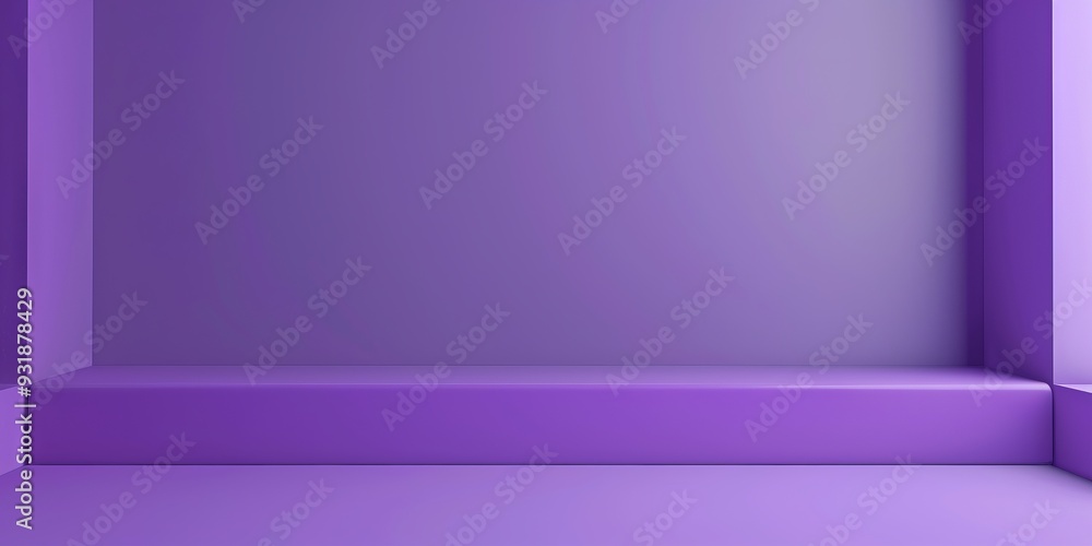 Empty purple studio room Empty purple studio room