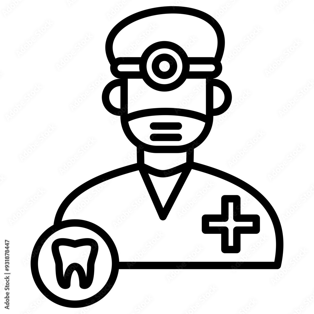 Fototapeta premium Dentist icon