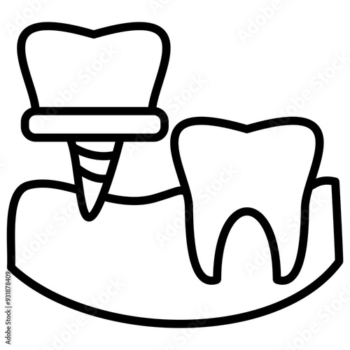 Dental Implant icon