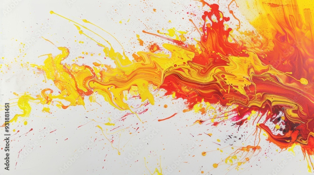 Abstract Paint Background with Vivid Colors Abstract Paint Background with Vivid Colors