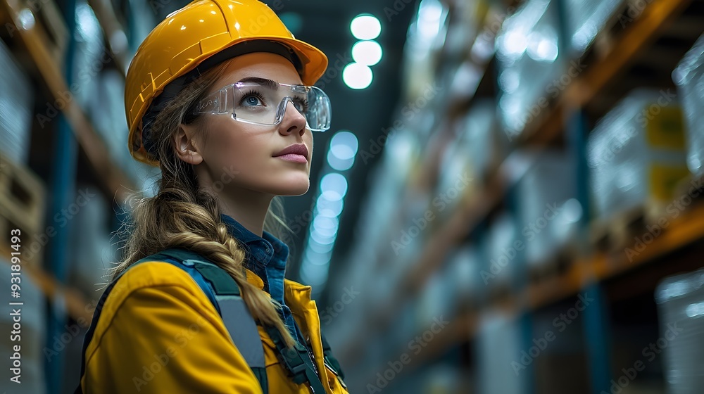 A team of engineers and architects at a warehousing site, focusing on structural assessments and site planning, captured in realistic detail. A team of engineers and architects at a warehousing site, focusing on structural assessments and site planning, captured in realistic detail.