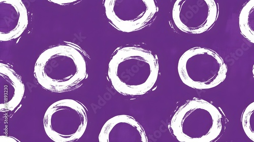 White Shapes, Circles, Bars, Spiral on Purple Background, Abstract Image, Texture, Pattern, Wallpaper, Smartphone Cover and Screen, Cell Phone, Computer, Laptop, 9:16 and 16:9 Format