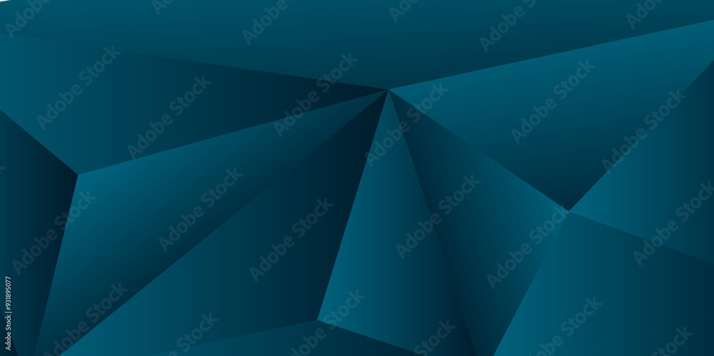Abstract dark green gradient geometric triangles shape background. Modern abstract green background shiny effect vector illustration. Abstract graphic design banner pattern presentation background. Abstract dark green gradient geometric triangles shape background. Modern abstract green background shiny effect vector illustration. Abstract graphic design banner pattern presentation background.