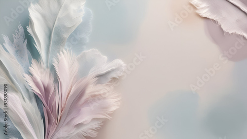 Soft Pastel Aesthetic with Subtle Watercolor Background