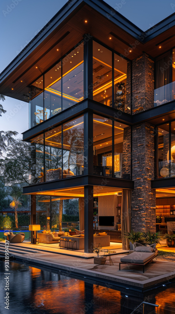 Modern luxury home interior, capturing the essence of architectural digest photography. Modern luxury home interior, capturing the essence of architectural digest photography.