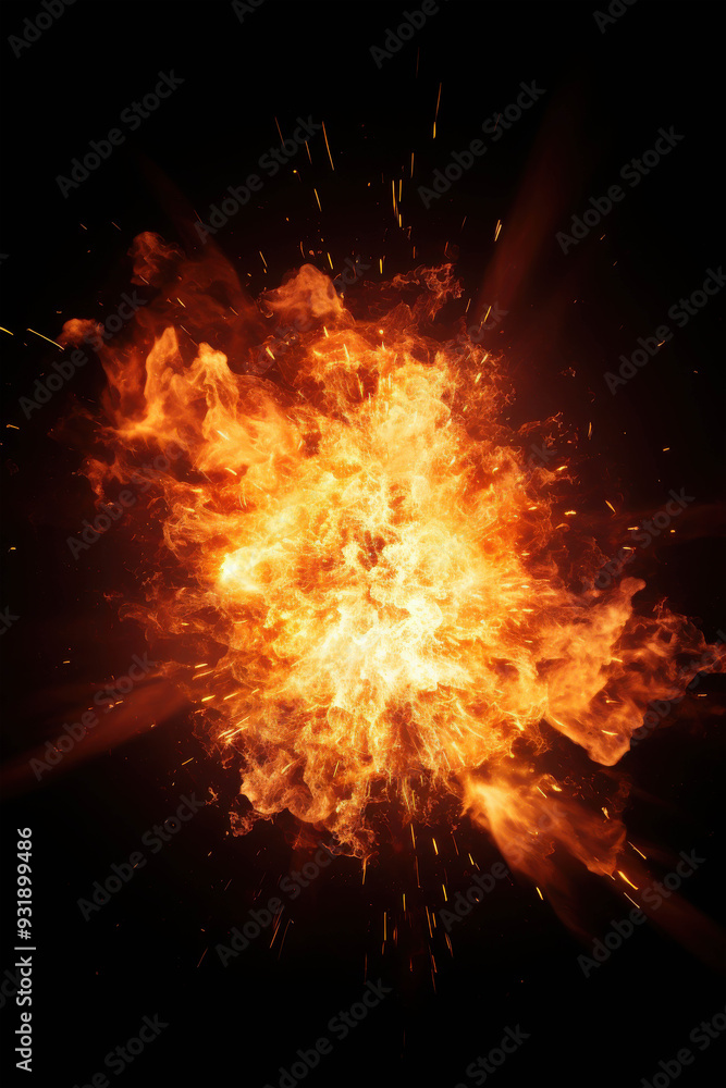 Explosive Eruption of Fiery Energy Unleashing the Power of the Universe Explosive Eruption of Fiery Energy Unleashing the Power of the Universe