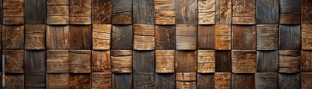 Rustic wooden wall panel background with unique texture. Rustic wooden wall panel background with unique texture.