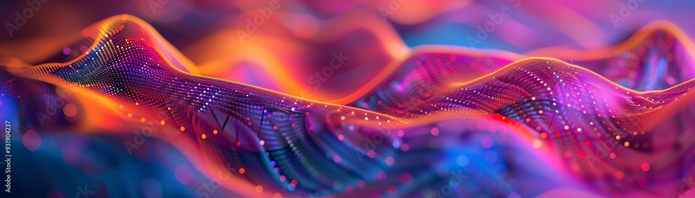 custom made wallpaper toronto digitalAbstract background with vibrant pink, purple, and blue hues.